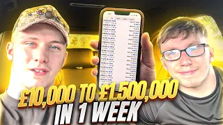 £10,000 to £1.5 MILLION in 1 WEEK ( BIGGEST FOREX ACCOUNT FLIP ON YOUTUBE )