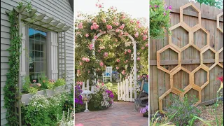 150 Garden Design Ideas Featuring Archways, Climbing Plants, and Vertical Gardening