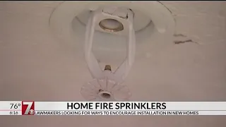 Residential fire sprinklers not required in SC; groups push for changes to law