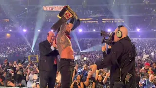 Wrestlemania 38 Roman Title Celebration