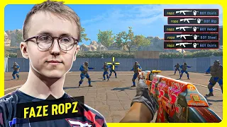 FaZe ropz shows his CS2 warm-up routine!