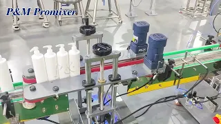 P&M Promixer Automatic Bottle Filling, Capping and Labeling Production Line