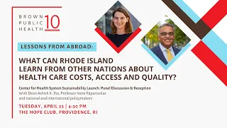 What can Rhode Island learn from other nations about healthcare costs, access, and quality?