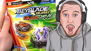 UNBOXING MY FIRST HASBRO QUADDRIVE BEYBLADE SET | Beyblade Burst Evolution Quad Drive