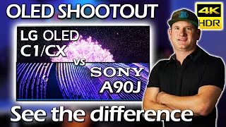 LG C1 vs LG CX vs Sony A90J - OLED Showdown