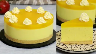 No-Bake Mango Cheesecake Recipe ☆ Maryana Recipe (+Eng. Sub.)