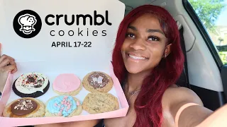 TRYING CRUMBL COOKIES FOR THE FIRST TIME | REALISTIC REVIEW