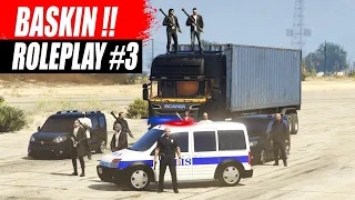 GTA 5 ROLEPLAY #3 BASKIN YAPTIK KARAKOLA DÜŞTÜK !!