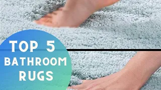 Best Bathroom Rugs on amazon 2022 ।  Top 5 bathroom rugs