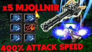 DOTA SNIPER X5 MJOLLNIR +400% ATTACK SPEED (MACHINE GUN)