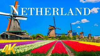 Netherlands 4K Nature Relaxation Film - Amazing Aerial Film With Inspiring Cinematic Music