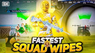 Fastest Squad Wipes 🥵 BGMI 1v4 Clutches In Ace Dominator Lobby ✅ Highlights iPhone 13 🚀