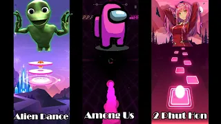 Alien Dance Beat Jumper Among Us Smash Color 3D vs 2 Phut Hon Tiles Hop EDM Rush - BRAVO