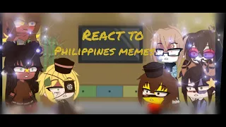 🇵🇭Countryhumans react to Philippines memes 🇵🇭