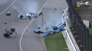 Indy 500 | Horrible Crash | Scott Dixon | ONBOARD
