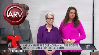 Tres mujeres acusan de mala conducta sexual a Trump | Al Rojo Vivo | Telemundo