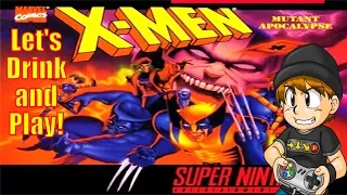 Let's Drink & Play X-men: Mutant Apocalypse on SNES (Complete No Death Playthrough)