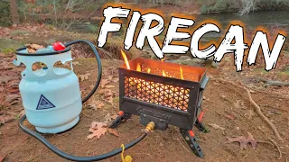 The best portable fire pit for camping!  The new Ignik Firecan & Gas Growler #overland #campfire