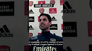 Mikel Arteta Was dropping stats