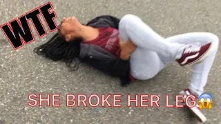 SHE BROKE HER LEG||(MUST WATCH)||JB EMPIRE