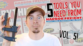 5 Woodworking Tools You Need From Harbor Freight Vol. 5