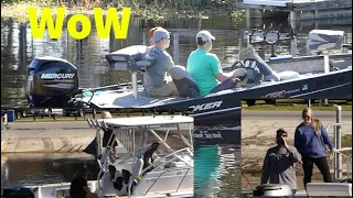 Ed Stone Boat Ramp Open - Big Boats - Cool Little Boat With Top On It.