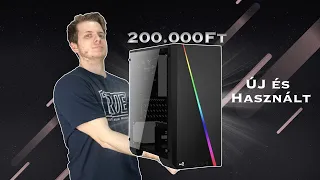 Ilyen Gamer PC-t vehetsz 200.000Ft-ért Újonnan és Használtan!