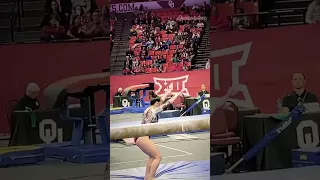 Jenna Dunn Beam Dismount 🤩 Oklahoma Gymnastics
