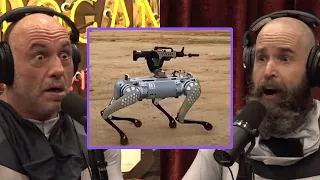 Chinese Military Showcases Gun Wielding Robot Dogs - Joe Rogan & Duncan Trussell