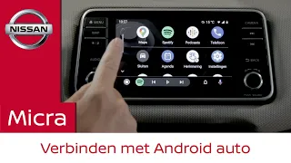 Hoe werkt android auto in de 2020 Nissan Micra?