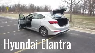 2018 Hyundai Elantra SE // review, walk around, and test drive // 100 rental cars