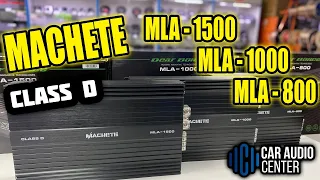 Усилители MACHETE MLA |MLA-1500|MLA-1000|MLA-800|