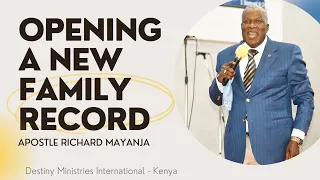 OPENING A NEW FAMILY RECORD | APOSTLE RICHARD MAYANJA | FAITH EXPLOSION CONFERENCE (SUNDAY RALLY)