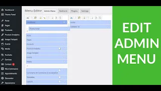 How to Customize WordPress Dashboard and Menu (Admin Menu Editor Plugin)