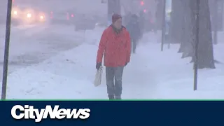 Winter storm hits Montreal and other regions in Southern Quebec