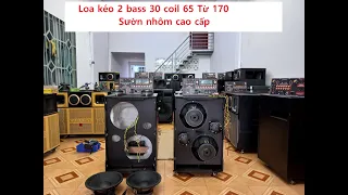 loa kéo 2 bass 30 sườn nhôm cao cấp 0934005351