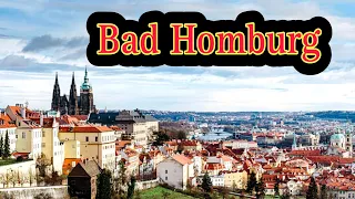 Bad Homburg City Germany 🇩🇪 Walking tour, 4k video