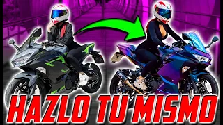 Moto Wrapping | CAMBIO RADICAL CON VINILO 😱 | Hazlo tu mismo en casa 🙅‍♂️