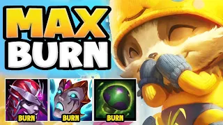 Top Lane's MOST HATED Champ Is 100x More ANNOYING With This Max Burn Build - Teemo League of Legends