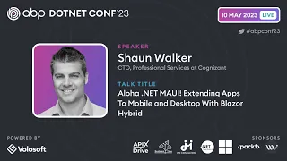 Aloha .NET MAUI! Extending Apps To Mobile and Desktop With Blazor Hybrid | ABP .NET Conference 2023