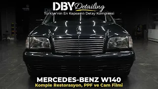 Mercedes-Benz W140 Has been Restored - Complete Paintjob, PPF and Window Tints