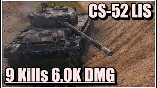 World of Tanks CS-52 LIS - 9 Kills 6,0K Damage Malinovka