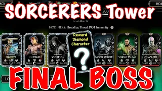 Mk Mobile Sorcerers Tower 195 - 200 FINAL BOSS Gameplay and Rewards