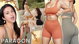 TAKE A HIKE, PARAGON... NEW PARAGON FITWEAR TRY ON HAUL REVIEW SEAMLESS SCRUNCH LEGGINGS #leggings