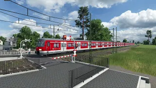 Transport Fever 2 - DB-Station Bahnübergang (beta) [ 4Kp60 ]