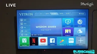 Vitron 43 inch Smart Tv ( Settings)