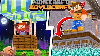 minecraft ama ZENGİN OLDUK [OTOMATİK MADEN TOPLAMA MAKİNESİ] #5 KÖYLÜCRAFT