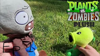 Plants vs Zombies Plush Ep 1 - The Zombies are coming
