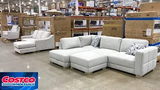 COSTCO FURNITURE SOFAS ARMCHAIRS KITCHENWARE SUMMER ITEMS SHOP WITH ME SHOPPING STORE WALK THROUGH