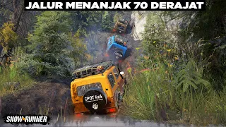 Jimny Kami Melewati Jalan Pintas yg Tidak Terduga😅😅 SnowRunner Indonesia